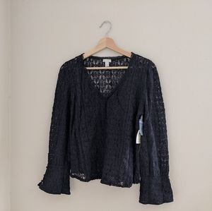 Black Lace Top
